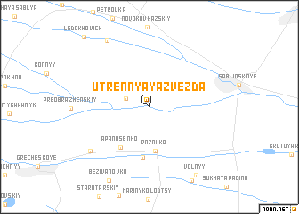 map of (( Utrennyaya Zvezda ))