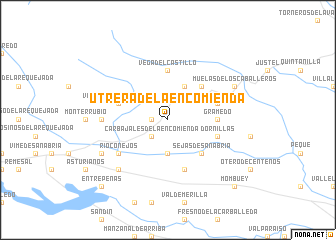 map of Utrera de la Encomienda