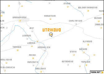 map of Utrikovo