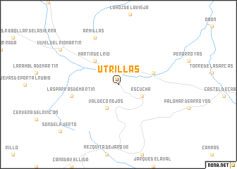 map of Utrillas