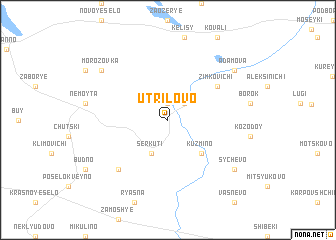 map of Utrilovo