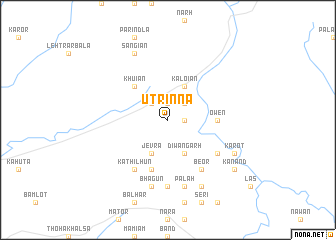 map of Utrinna