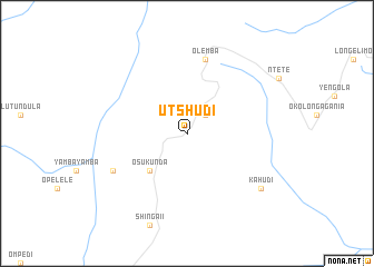 map of Utshudi