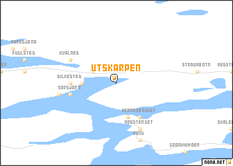 map of Utskarpen