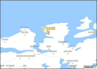 map of Utskår