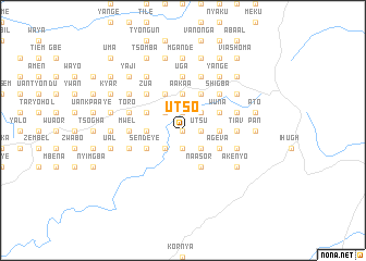 map of Utso