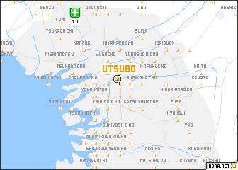 map of Utsubo