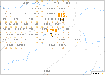 map of Utsu