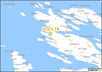 map of Utsylta