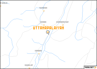 map of Uttamapālaiyam