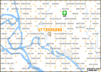 map of Uttar Adāba