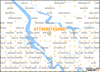 map of Uttar Āgteghari