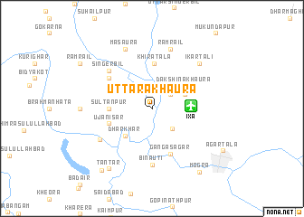 map of Uttar Akhaura