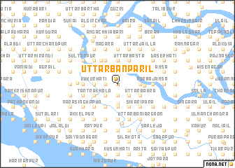 map of Uttar Banpāril