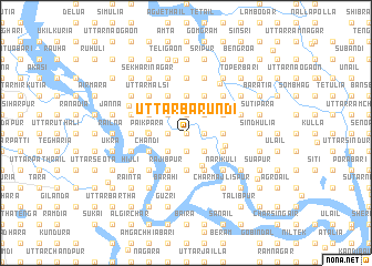 map of Uttar Barundi