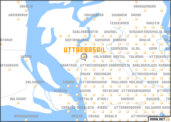 map of Uttar Bāsāil
