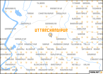 map of Uttar Chandipur