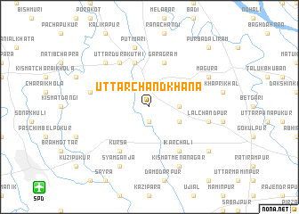 map of Uttar Chāndkhāna