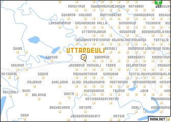 map of Uttar Deuli