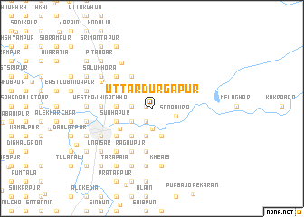 map of Uttar Durgapur