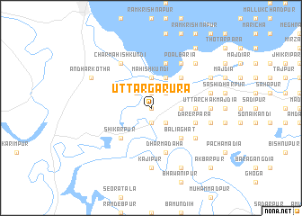 map of Uttar Garura