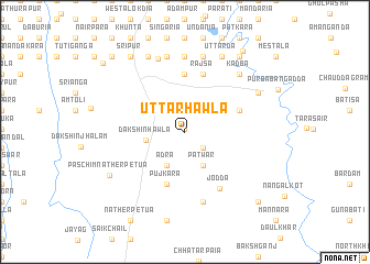 map of Uttar Hawla