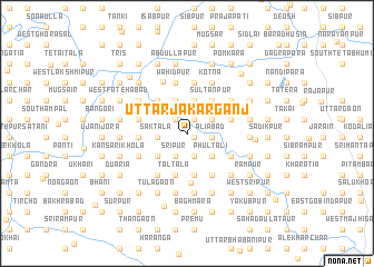 map of Uttar Jakarganj