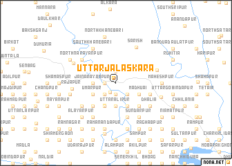 map of Uttar Jalaskara