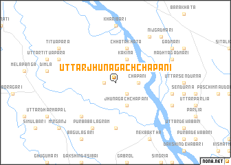 map of Uttar Jhunagāch Chapāni