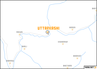 map of Uttarkāshi