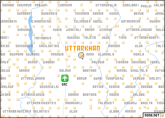 map of Uttar Khān