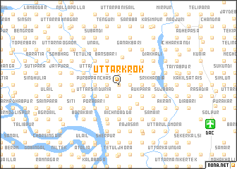 map of Uttar Krok