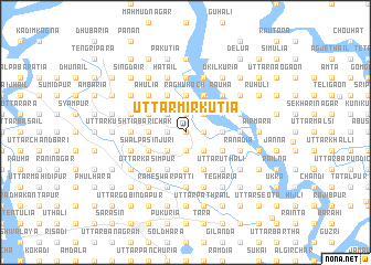 map of Uttar Mirkutia