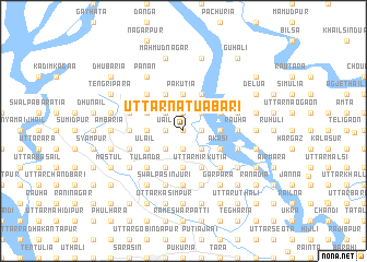 map of Uttar Nātuabāri