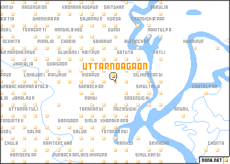 map of Uttar Noāgaon