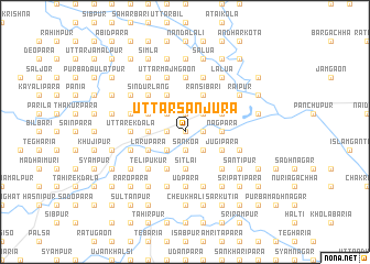 map of Uttar Sānjura