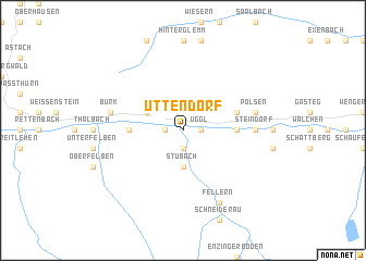 map of Uttendorf