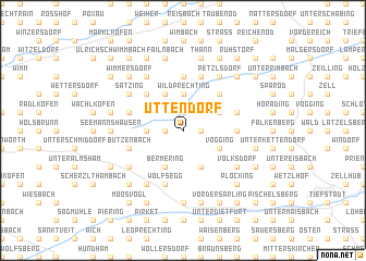 map of Uttendorf