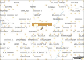 map of Uttenhofen