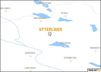 map of Utterliden