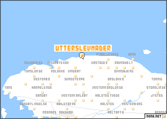 map of Utterslevmader