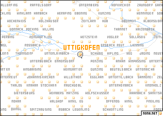 map of Uttigkofen