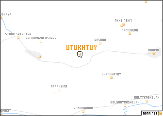 map of Utukhtuy