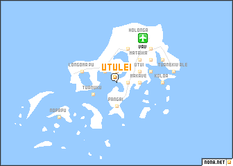 map of Utulei