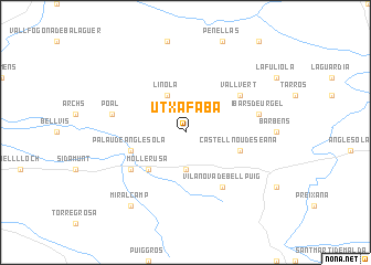 map of Utxafaba