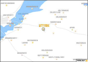 map of Utyak