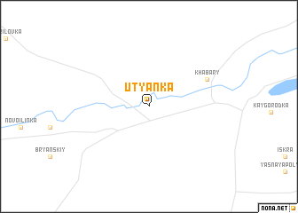 map of Utyanka