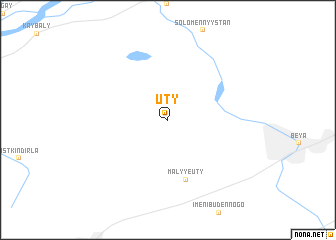 map of Uty