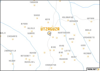 map of Utza Guza