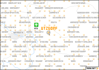map of Ützdorf